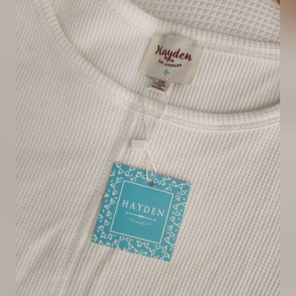 Hayden los Angeles short sleeve babydoll blouse new with tags - Picture 3 of 9